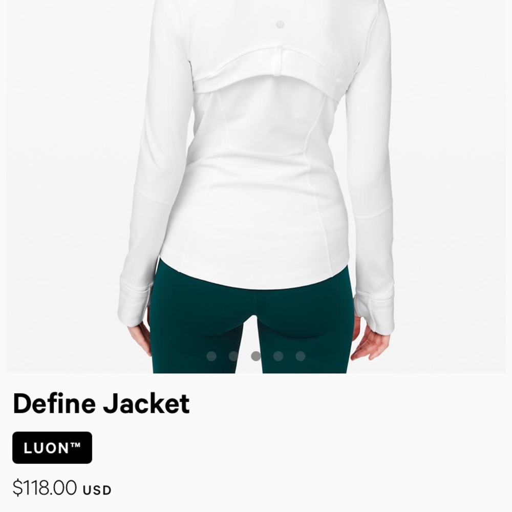 Lululemon define jacket